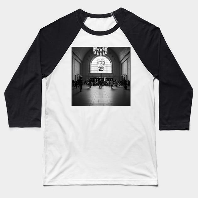 Central Station Baseball T-Shirt by ansaharju